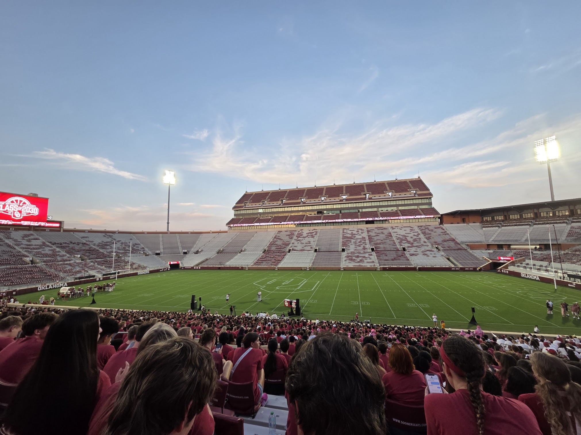 Stadium picture at OU