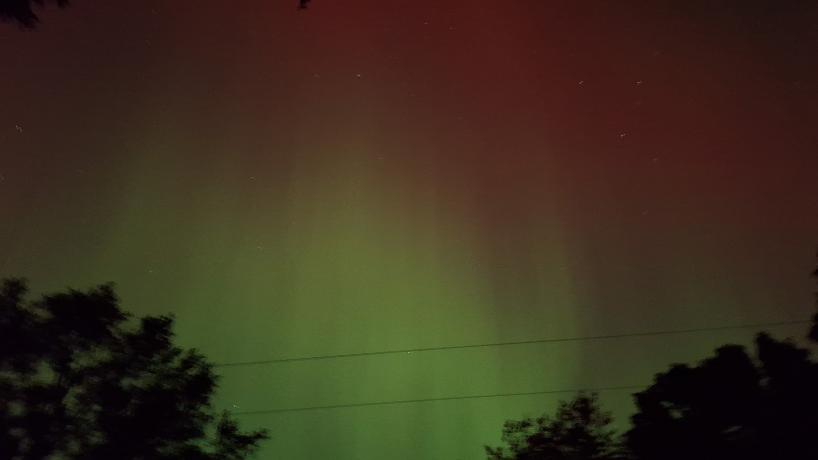 Aurora overhead during the October 10, 2024 storm